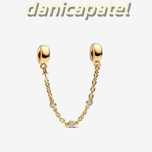 Pandora Triple Clear Stone Safety Chain